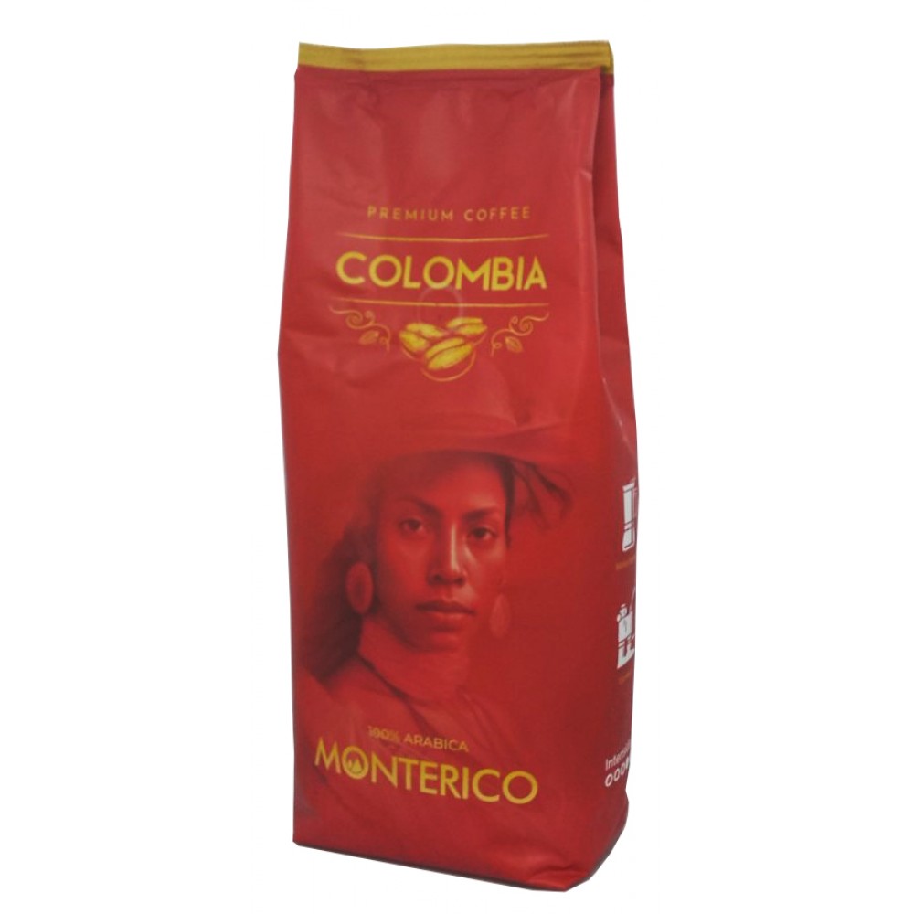 Кофе Monterico Colombia 100% арабика зерно 1 килограмм - 8436013469503